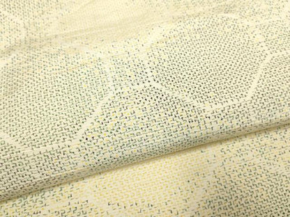 平和屋着物▽上質な紬　単衣　蜀江文　正絹　逸品　DABH4833du
