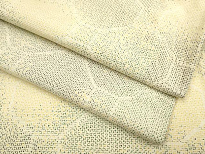 平和屋着物▽上質な紬　単衣　蜀江文　正絹　逸品　DABH4833du