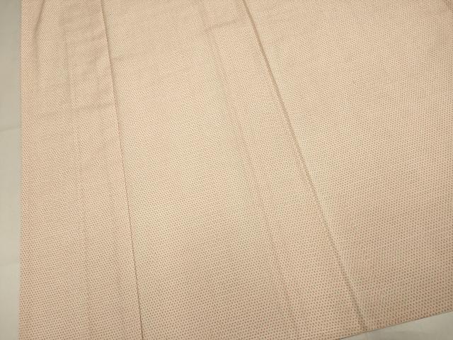 平和屋着物▽本塩沢　単衣　蚊絣　正絹　逸品　DABH4836du