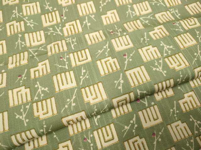 平和屋着物▽上質な小紋　単衣　源氏香　正絹　逸品　DABH4839du