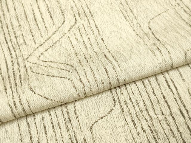 平和屋着物▽上質な小紋　単衣　幾何学文様　正絹　逸品　DABH4843du