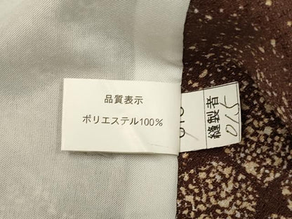 平和屋着物▽小紋　単衣　石畳文　洗える着物　DABH4845du
