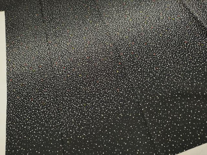 平和屋着物▽訪問着　単衣　霞文　黒地　正絹　逸品　DABH4858du