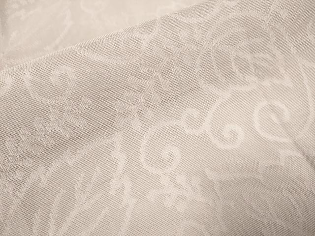 平和屋着物▽西陣　道行コート　スリーシーズン　春夏秋　塵除け　唐草文　暈し染め　証紙付き　正絹　逸品　DABH4930du