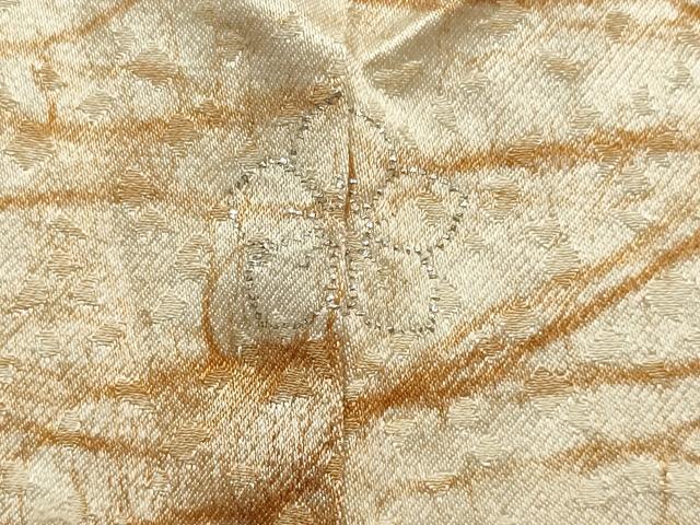 平和屋着物▽訪問着　単衣　作家物　幾何学文様　正絹　逸品　DABH4933du