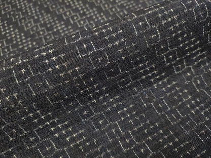 平和屋着物▽上質なお召　単衣　亀甲文　正絹　逸品　DABH4961du