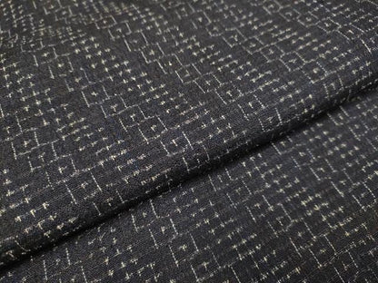 平和屋着物▽上質なお召　単衣　亀甲文　正絹　逸品　DABH4961du
