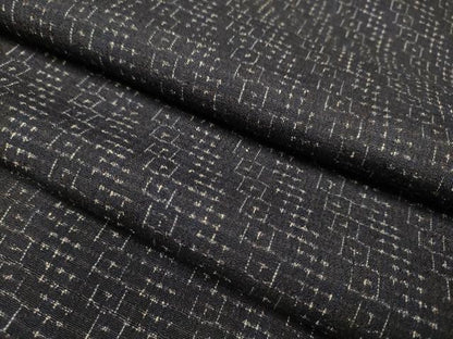平和屋着物▽上質なお召　単衣　亀甲文　正絹　逸品　DABH4961du
