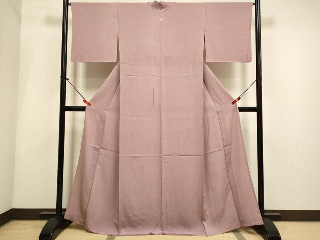 平和屋着物▽伝統工芸士　廣瀬雄望　江戸小紋　単衣　鮫小紋柄　正絹　逸品　DABH4968du