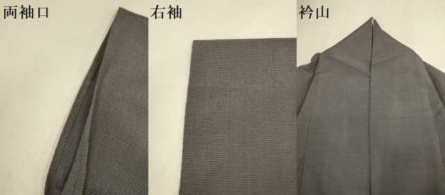 平和屋着物▽本塩沢　単衣　訪問着　舞葉文　正絹　逸品　DABH4991du