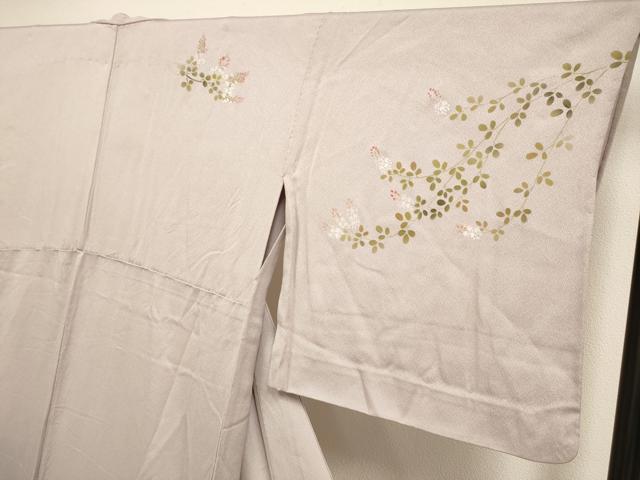 平和屋着物▽訪問着　単衣　花車文　暈し染め　金彩　正絹　逸品　DABH4999du