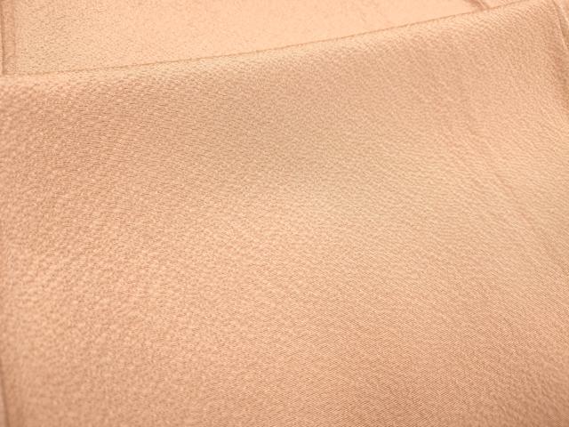 平和屋着物■上質な色無地　鬱金染め　ときがら茶色　正絹　逸品　DABH5020ea