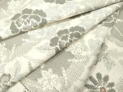 平和屋着物■本場村山大島紬　花丸文　正絹　逸品　DABH5028ea