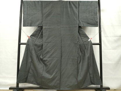 平和屋着物■男性　紬　80亀甲　総詰め　正絹　逸品　DABH5035ea