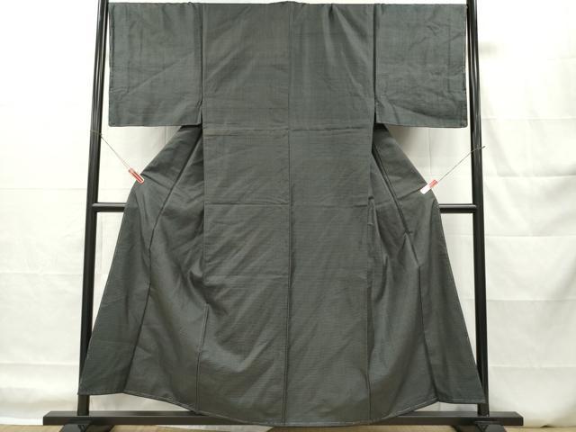 平和屋着物■男性　紬　80亀甲　総詰め　正絹　逸品　DABH5035ea