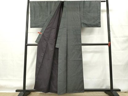 平和屋着物■男性　紬　80亀甲　総詰め　正絹　逸品　DABH5035ea