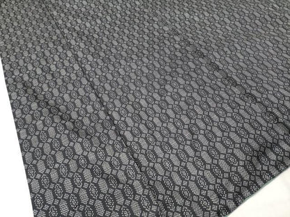 平和屋着物■本場大島紬　7マルキ　亀甲繋ぎ　正絹　逸品　DABH5038ea