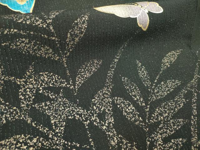 平和屋着物■振袖　舞蝶花文　暈し染め　金彩　洗える着物　DABH5043ea