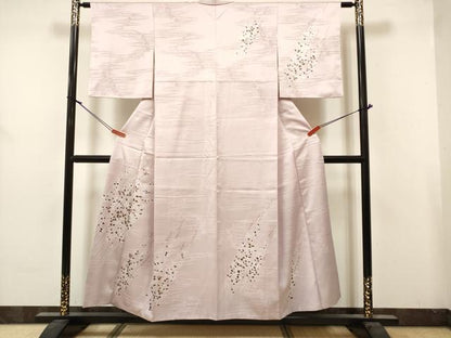 平和屋着物■洗える最高級着物　＜英＞はなぶさ謹製　訪問着　萩　金彩　洗える着物　DABH5046ea