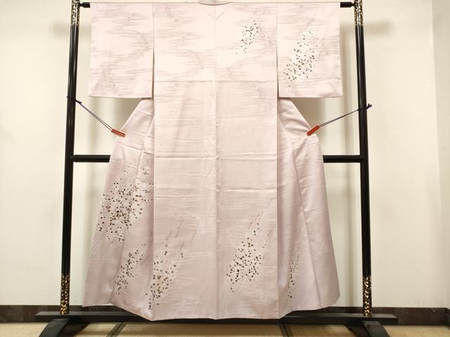 平和屋着物■洗える最高級着物　＜英＞はなぶさ謹製　訪問着　萩　金彩　洗える着物　DABH5046ea