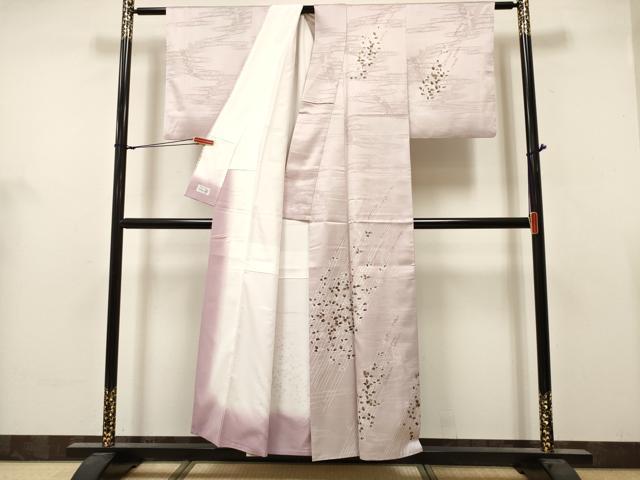 平和屋着物■洗える最高級着物　＜英＞はなぶさ謹製　訪問着　萩　金彩　洗える着物　DABH5046ea