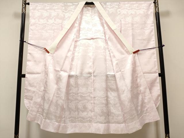 平和屋着物■振袖用長襦袢　無双仕立て　雲花地紋　撫子色　洗える着物　未使用　DABH5049ea