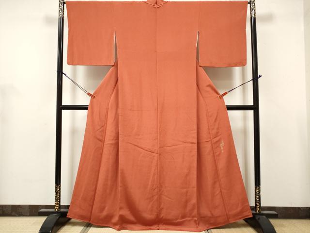 平和屋着物■江戸小紋　作家物　草木染　鮫小紋柄　正絹　逸品　DABH5064ea