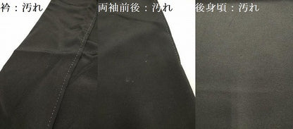 平和屋着物■豪華黒留袖　作家物　花車文　金彩　正絹　逸品　DABH5073ea