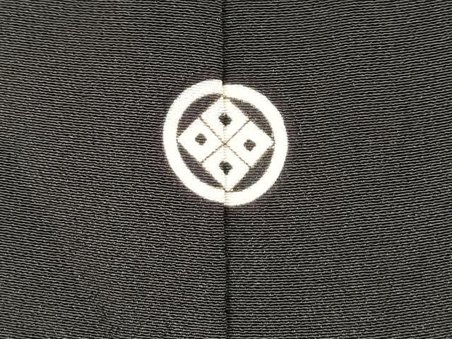 平和屋着物■豪華黒留袖　駒刺繍　色紙重ね　檜扇花文　暈し染め　金銀彩　正絹　逸品　DABH5078ea