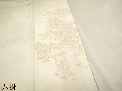 平和屋着物■豪華色留袖　寿光織　風景松文　暈し染め　金銀糸　鈴乃屋扱い　正絹　逸品　DABH5080ea