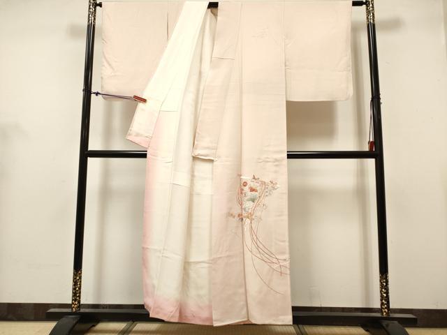 平和屋着物■訪問着　総刺繍　誰が袖　正絹　逸品　DABH5106ea