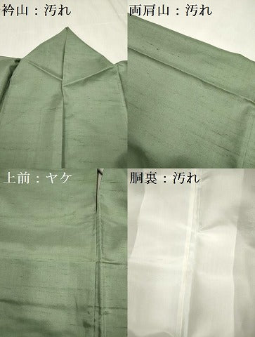 平和屋着物■訪問着　紬地　草花文　正絹　逸品　DABH5119ea