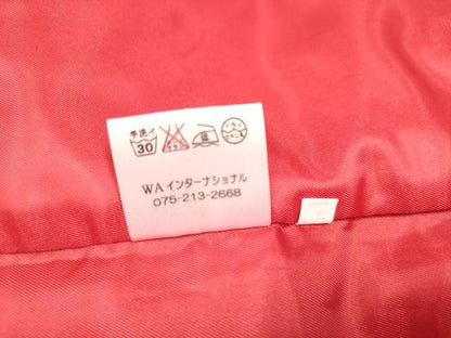 平和屋着物[]小紋　女の子　子供　７歳　四つ身　菊尽くし　黒地　洗える着物　DABH5127ea