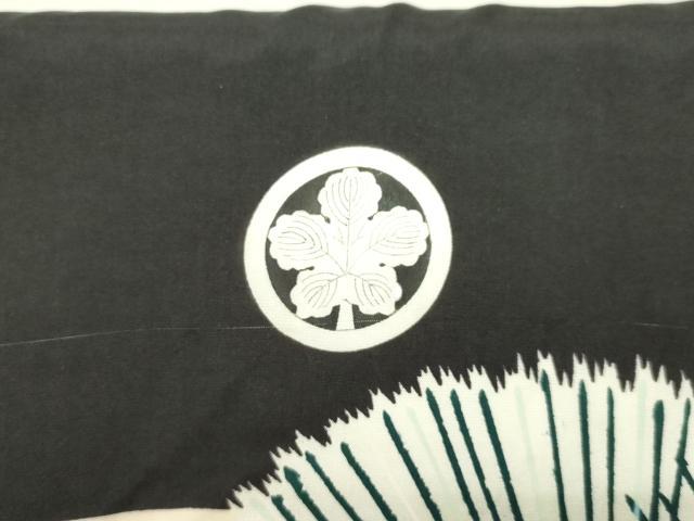 平和屋着物[]お宮参り　男の子　祝着　産着　初着　のしめ　刺繍　鷹　鷲　立波松文　金彩　逸品　DABH5189ea