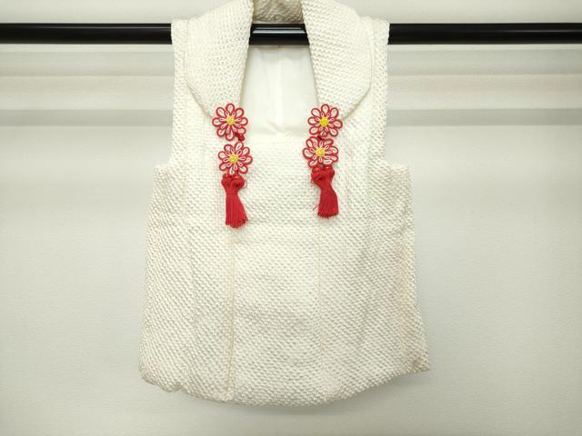 平和屋着物[]七五三　女の子　子供　被布　総絞り　逸品　DABH5192ea