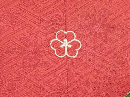 平和屋着物[]七五三　女の子　３歳　祝着　三つ身　家紋並べ　金彩　逸品　DABH5201ea