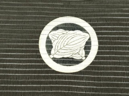 平和屋着物＊夏物　お宮参り　男の子　祝着　産着　初着　のしめ　絽　手描き　鯉　笠松　金彩　DABH5230ea