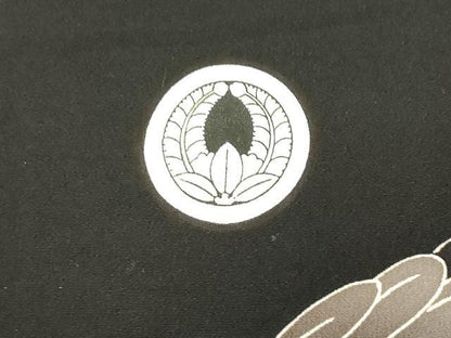 平和屋着物[]お宮参り　男の子　祝着　産着　初着　のしめ　鷹　鷲　松竹梅　御簾御所車文　金彩　逸品　DABH5234ea