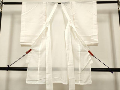 平和屋着物＊夏物　女の子　子供　長襦袢　絽　胡粉色　逸品　DABH5253ea
