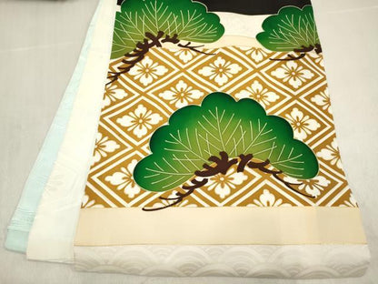 平和屋着物[]お宮参り　男の子　祝着　産着　初着　のしめ　刺繍　鷹　鷲　龍　笠松　金彩　逸品　DABH5292ea