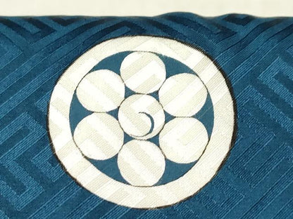 平和屋着物[]お宮参り　男の子　祝着　産着　初着　のしめ　駒刺繍　鷹　鷲　立波鼓絵巻笠松文　金彩　逸品　DABH5299ea