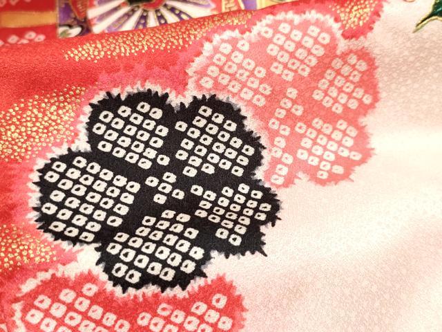 平和屋着物[]お宮参り　女の子　祝着　産着　初着　のしめ　駒刺繍　花車文　暈し染め　金彩　逸品　DABH5312ea