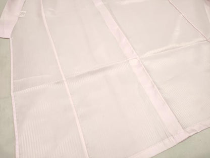 平和屋着物[]女の子　子供　長襦袢　単衣　縞地紋　撫子色　半衿刺繍　洗える着物　DABH5344ea