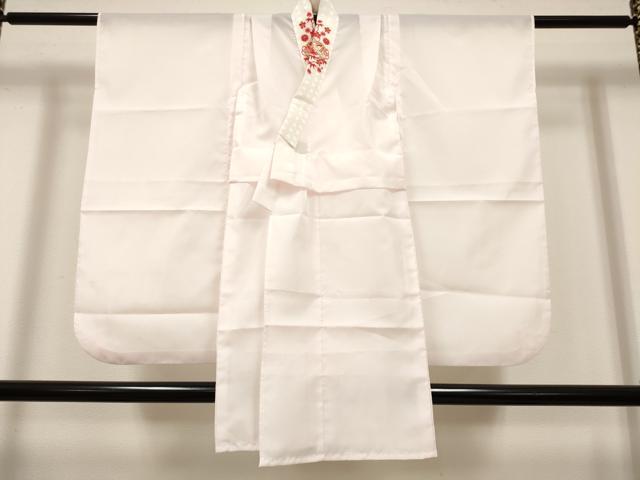 平和屋着物[]女の子　子供　長襦袢　単衣　薄桜色　半衿刺繍　DABH5345ea