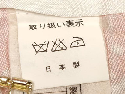 平和屋着物[]七五三　女の子　３歳　祝着　三つ身　駒刺繍　切嵌花車文　金彩　DABH5347ea