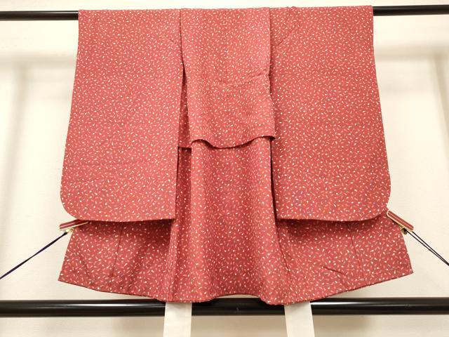 平和屋着物[]七五三　女の子　３歳　祝着　三つ身　成り物　正絹　DABH5350ea