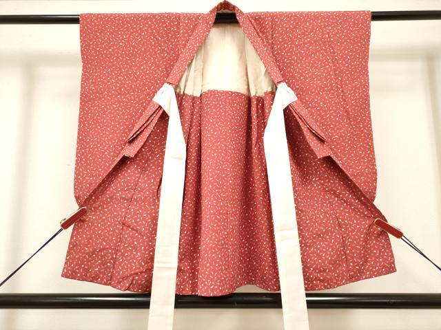 平和屋着物[]七五三　女の子　３歳　祝着　三つ身　成り物　正絹　DABH5350ea
