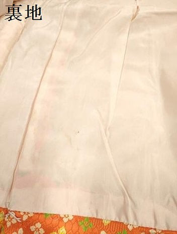 平和屋着物[]女の子　子供　被布　花菱文　逸品　DABH5357ea