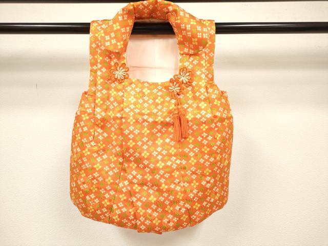 平和屋着物[]女の子　子供　被布　花菱文　逸品　DABH5357ea