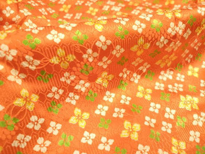 平和屋着物[]女の子　子供　被布　花菱文　逸品　DABH5357ea